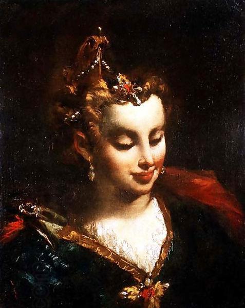 GUARDI, Francesco Pharaohs Daughter after Palma Il oil painting picture
